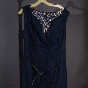 Navy blue sleeveless dress - 18W